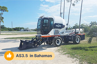 AIMIX AS3.5 self loading concrete mixer in Bahamas