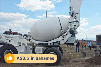 AIMIX AS3.5 self loading concrete mixer in Bahamas