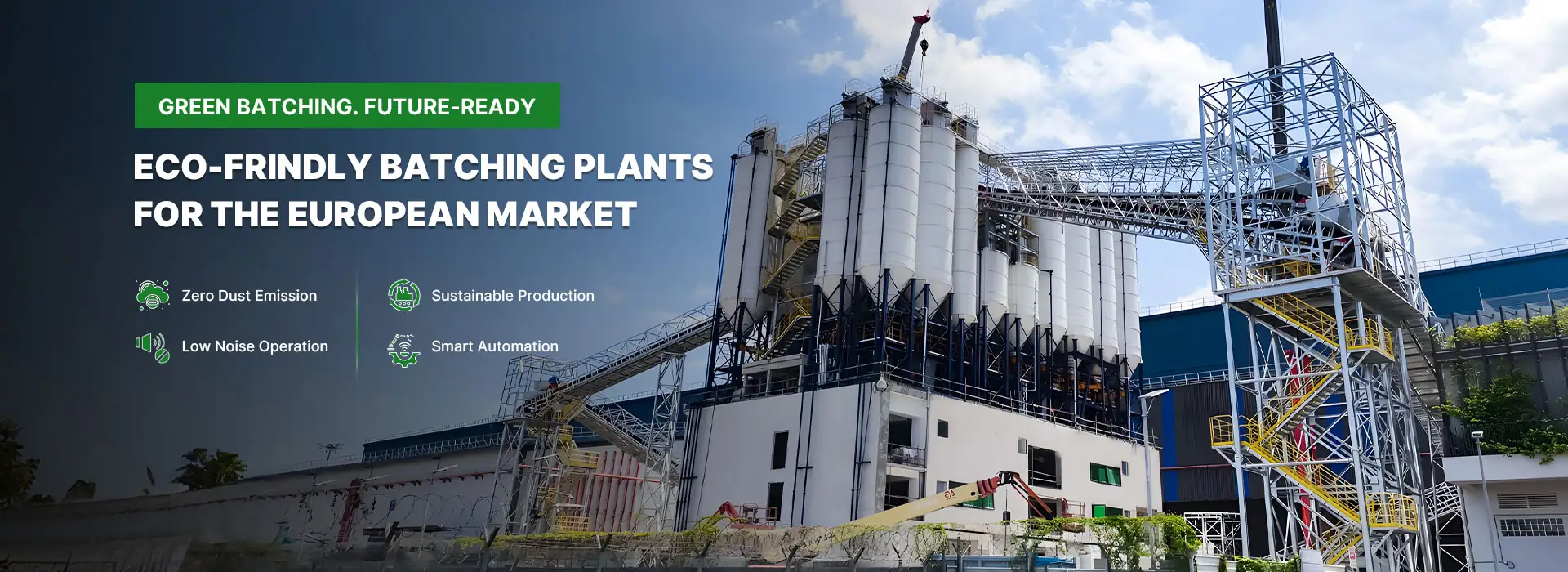 AIMIX eco-friendly concrete batching plant