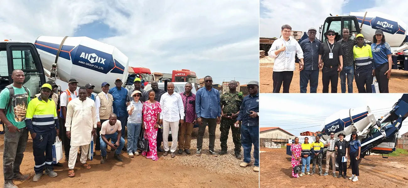 Benchmark Project AS-3.5 Self-Loading Mixer Demo Day in Guinea