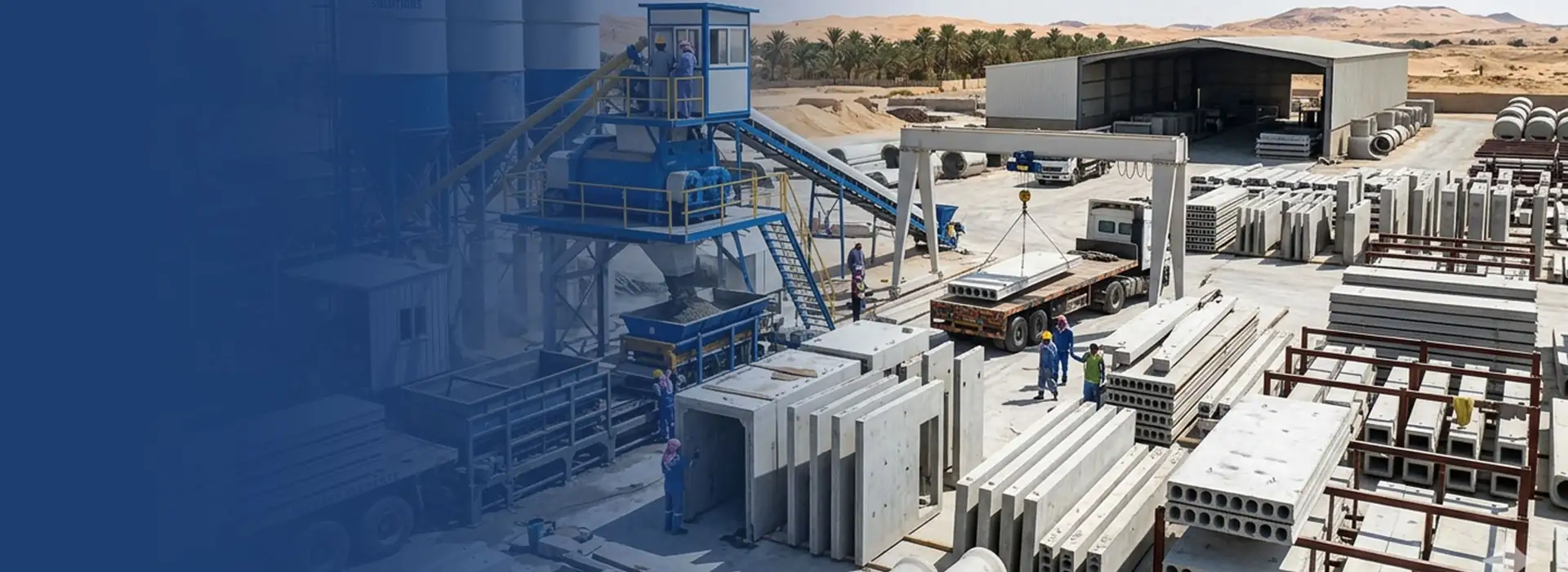 Concrete precast production in the middle east