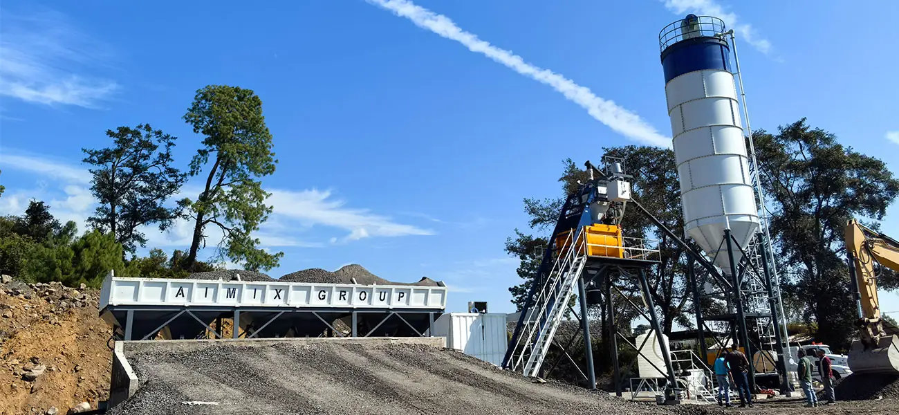 AIMIX--AJ50-concrete-batching-plants-installed-in-Mexico