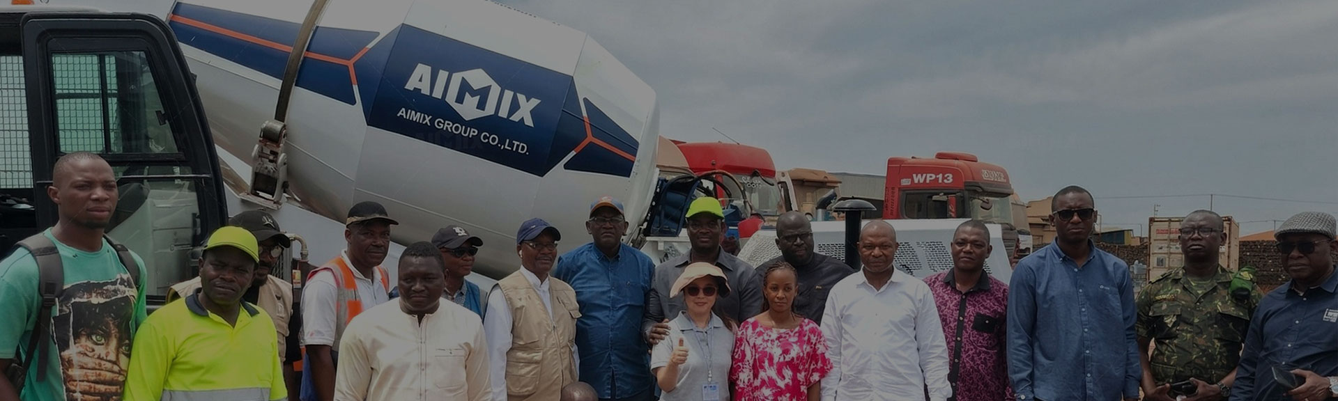 AIMIX AS3.5 self loading concrete mixer in Guatemala