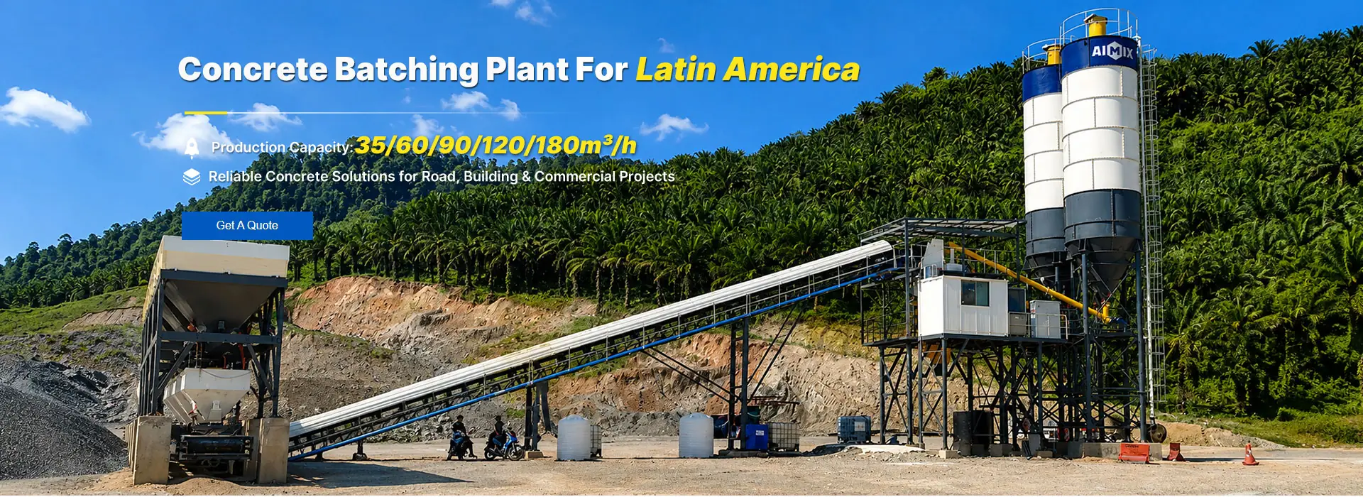 concrete batching plant for latin america