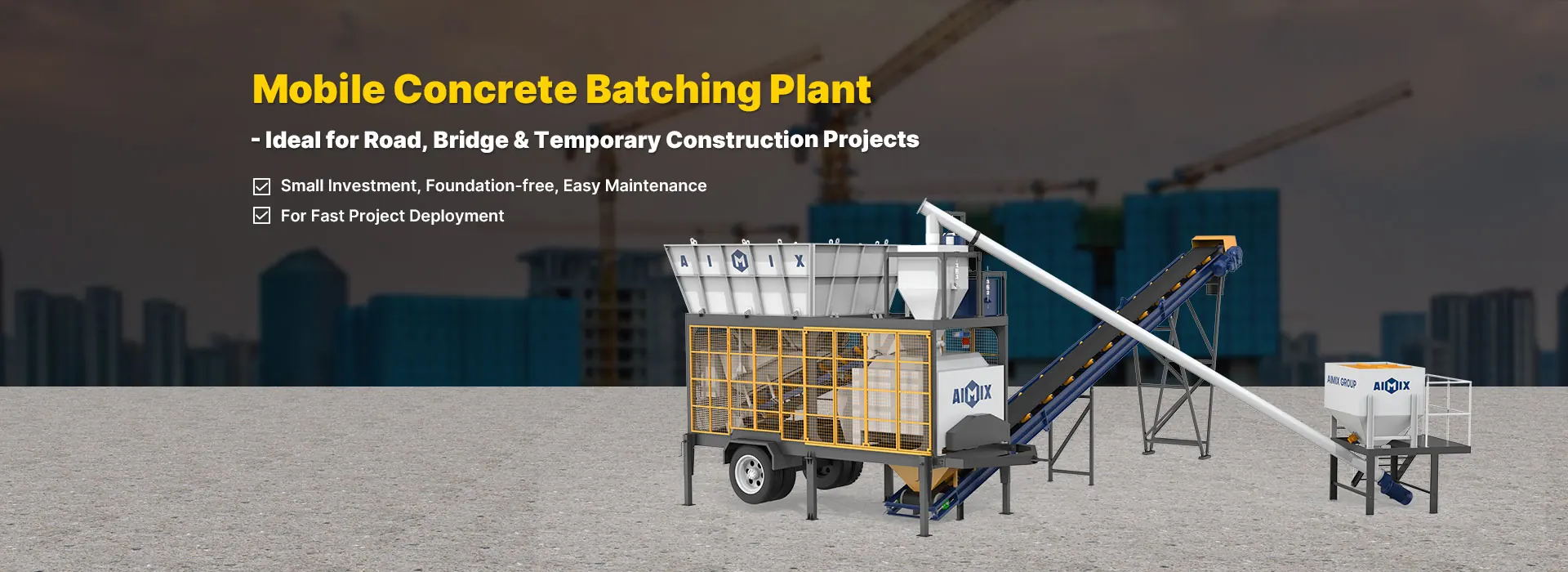 mobile batching plant for latin america
