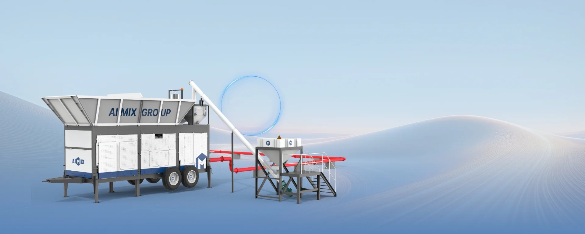 AJP40 Concrete Pumping Batching Plant
