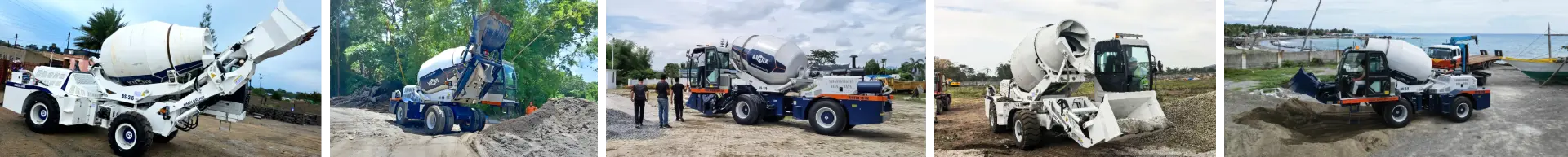 AIMIX-self loading concrete mixer-case03
