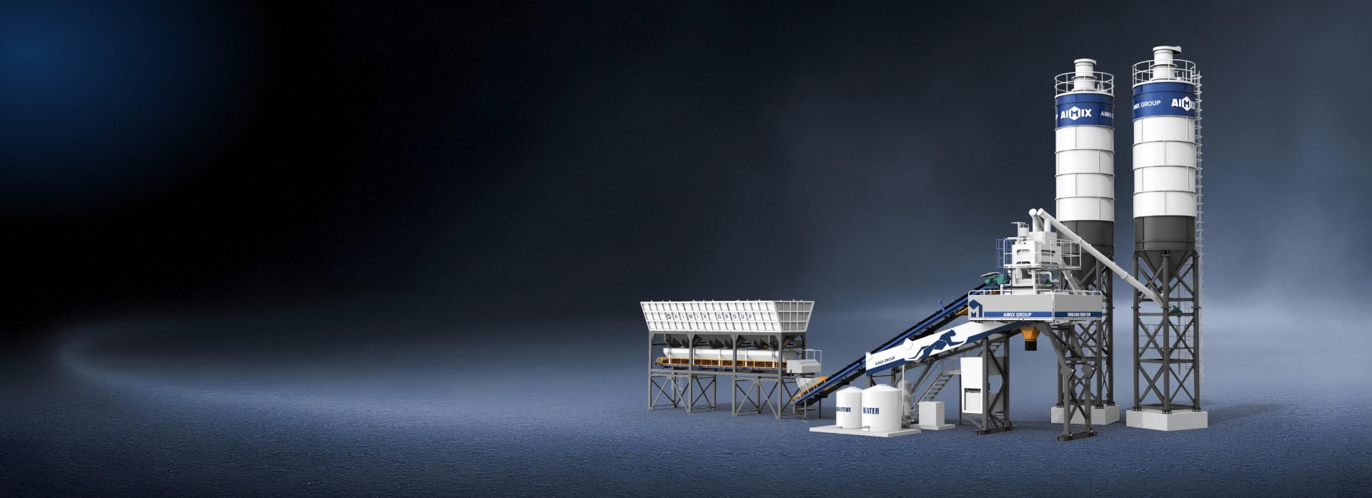 quick install batching plant aimix brand