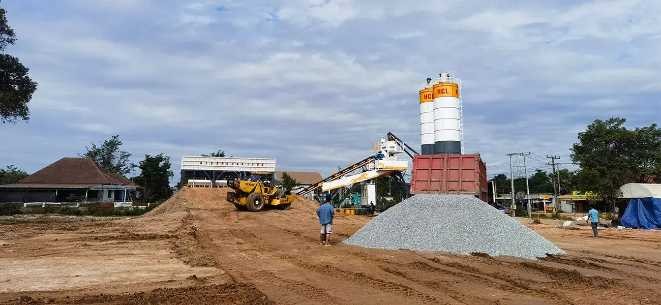 AIMIX-AJQ70-compact-concrete-batching-plants-installed-in-Laos