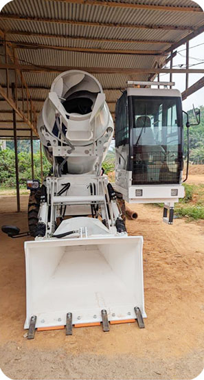 AIMIX AS3.5 self loading concrete mixer in Guyana