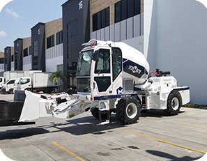 AIMIX AS3.5 self loading concrete mixer in Honduras