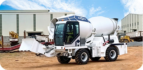 AIMIX AS4.5 self loading concrete mixer in Antigua and Barbuda